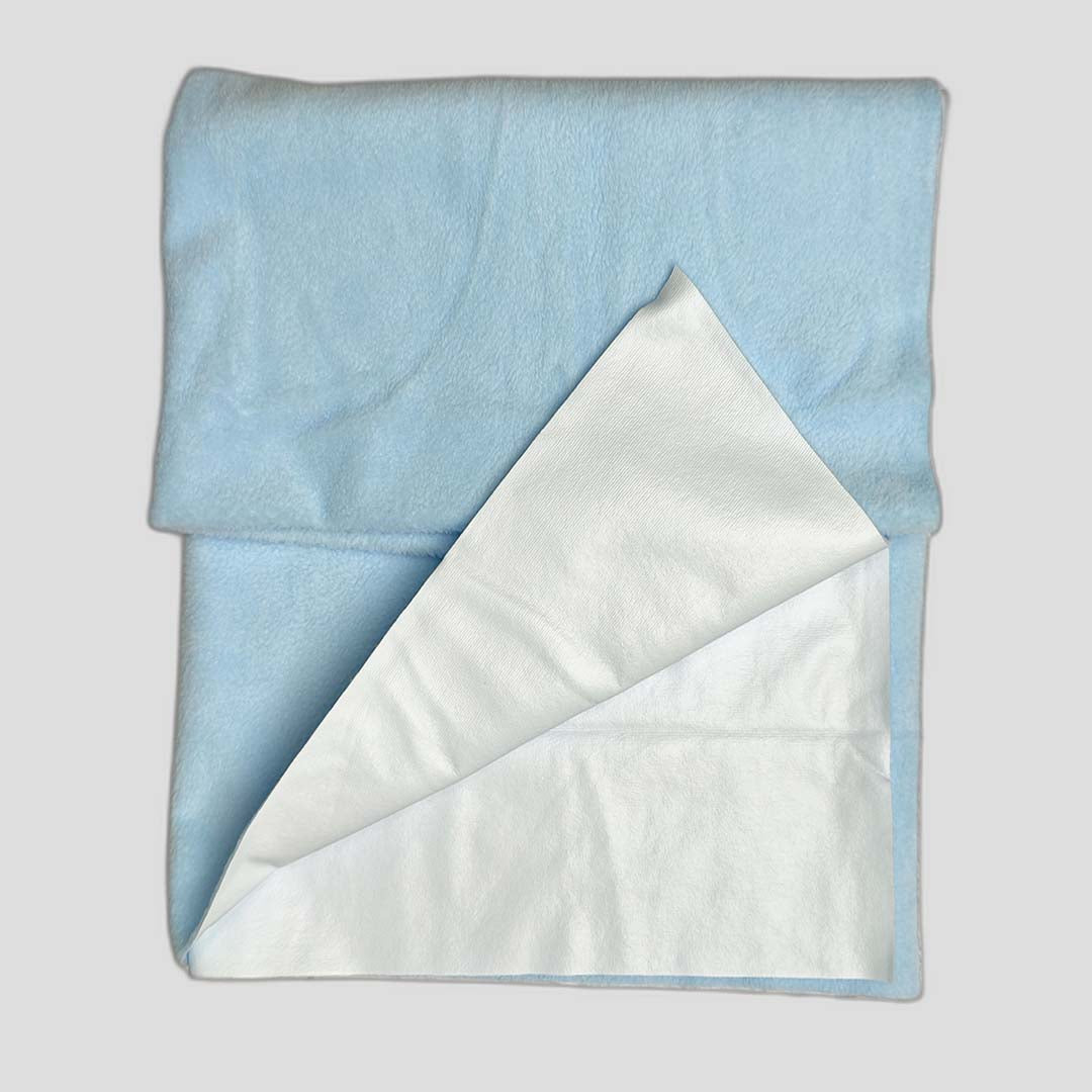 Sky Blue Waterproof Unisex Bed Protector Mat