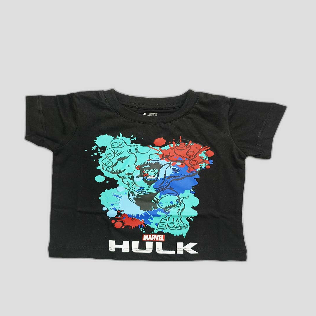 Boys' Black Marvel Hulk Graphic T-Shirt