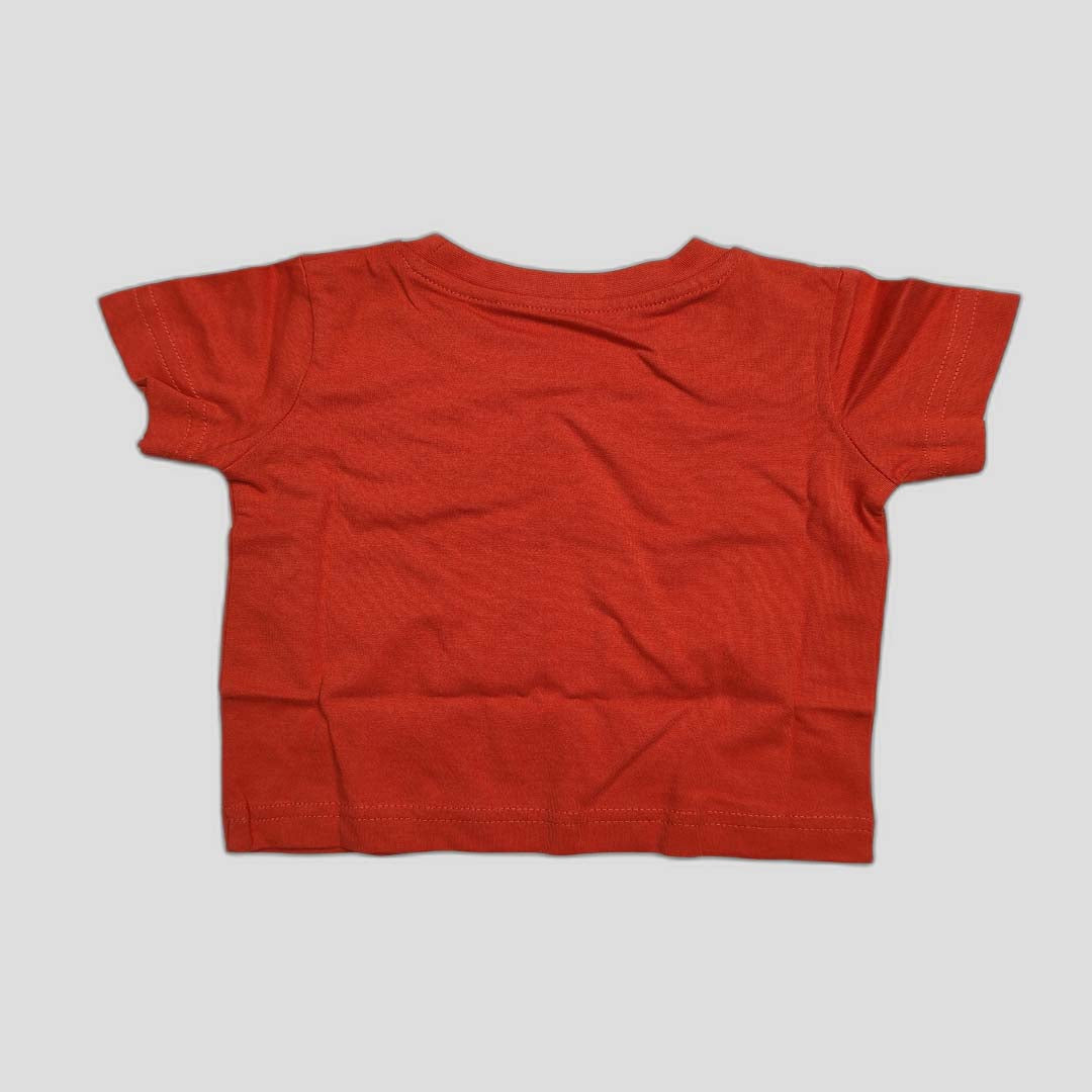 Boys Red T-Shirt – Belongs to Genius Family Print