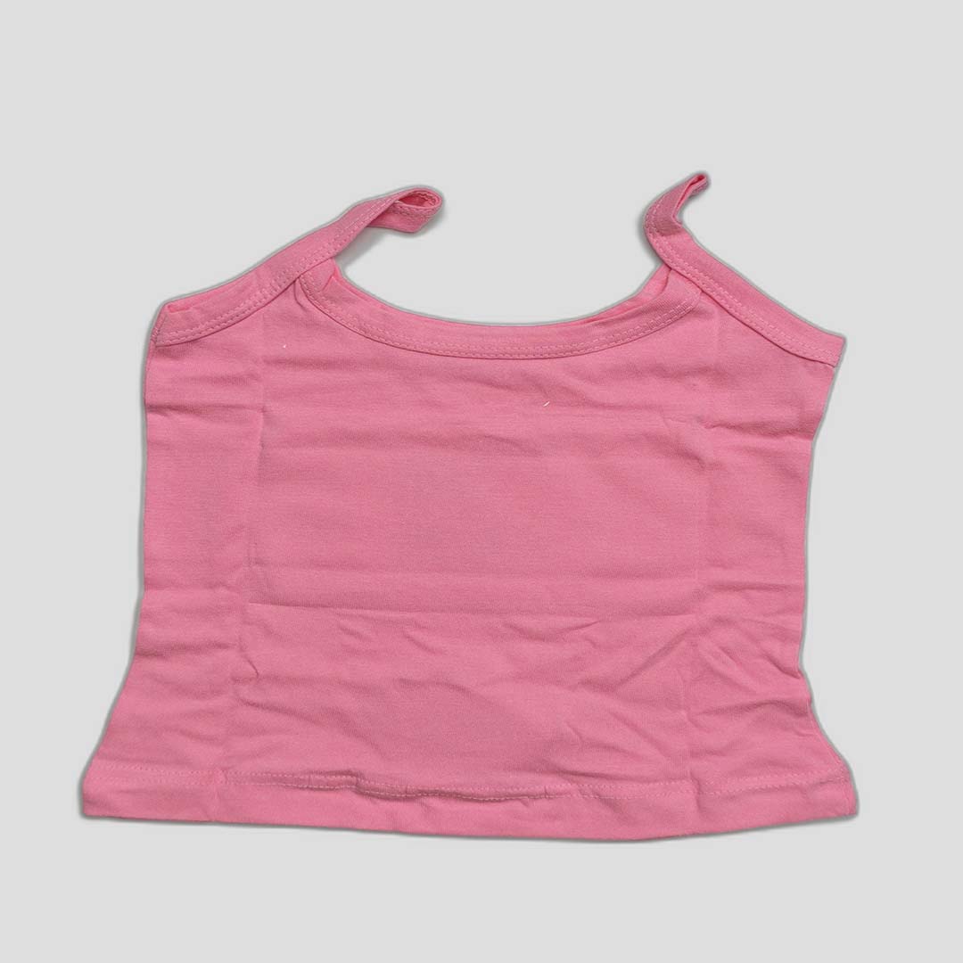 Girls Cartoon Print Cotton Vest - Assorted Colors