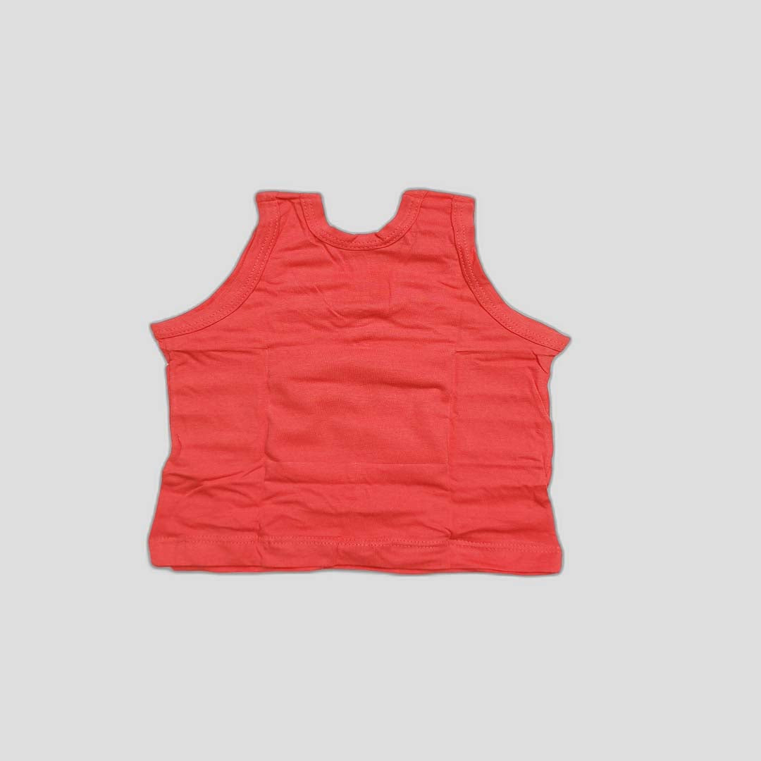 Unisex Kids Cotton Vests – Multicolour Pack, Fun Prints