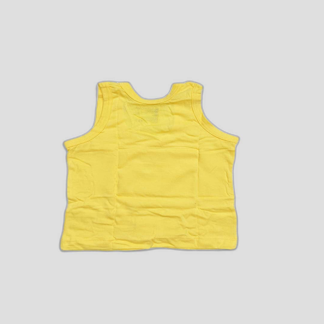 Unisex Kids Cotton Vests – Multicolour Pack, Fun Prints