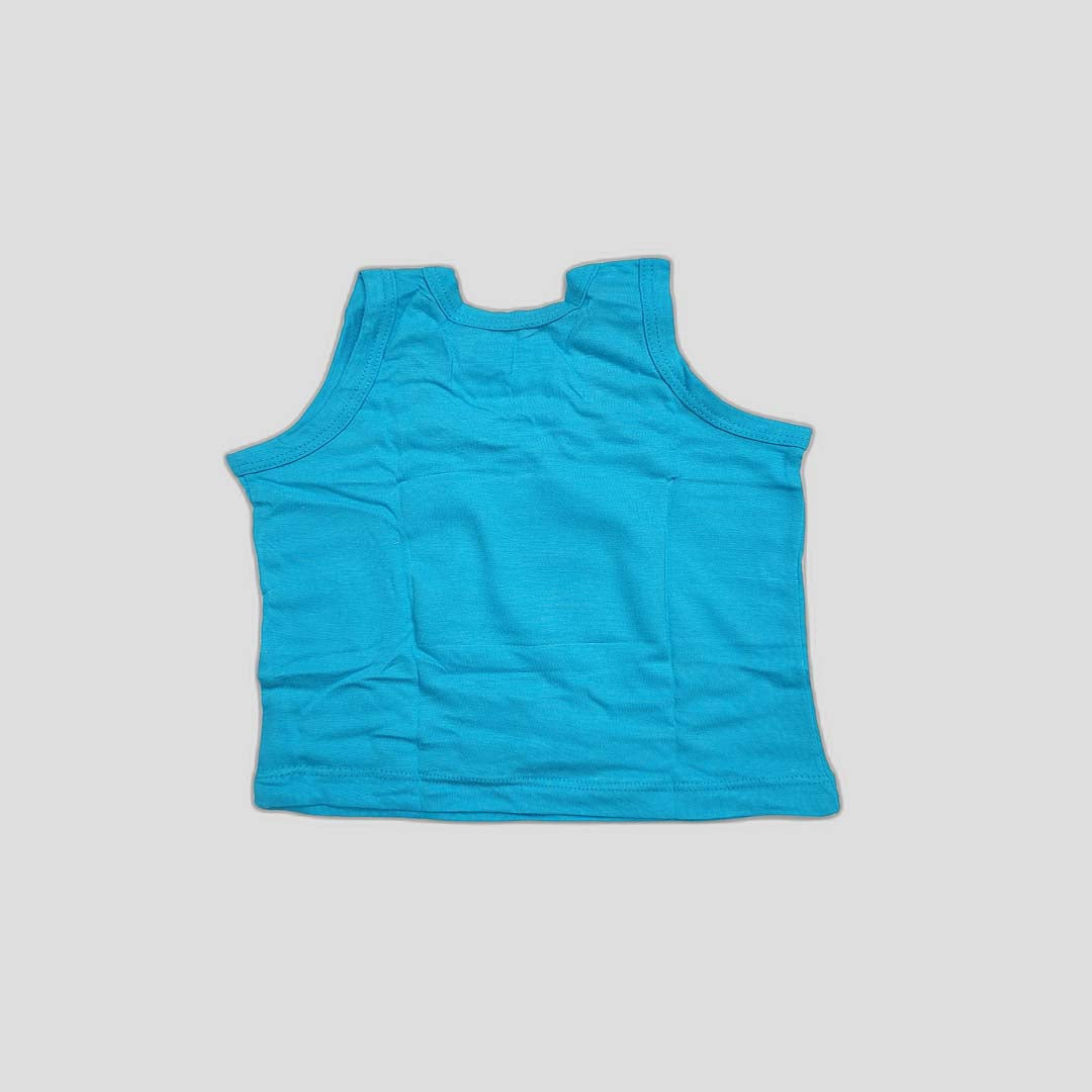Unisex Kids Cotton Vests – Multicolour Pack, Fun Prints