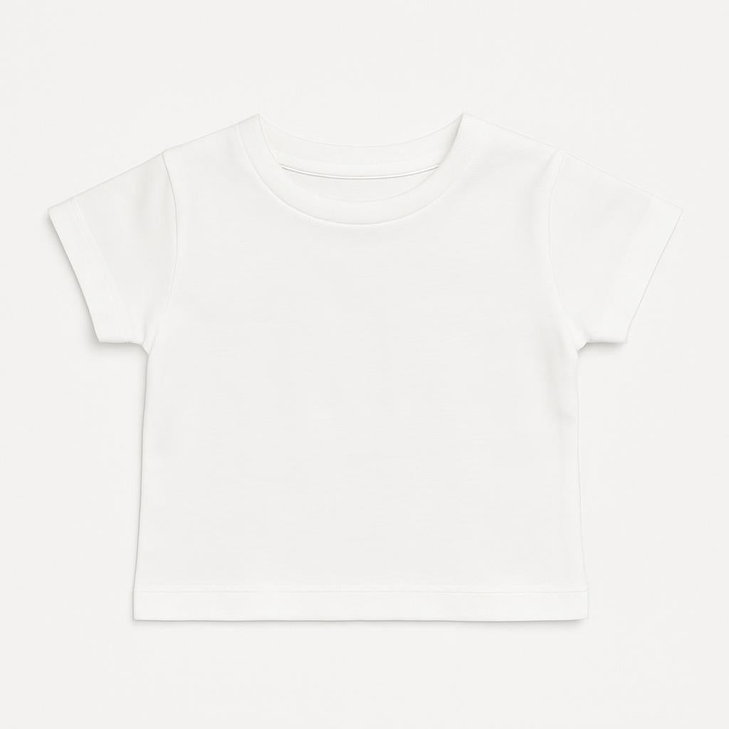Unisex Classic White T-Shirt for Kids