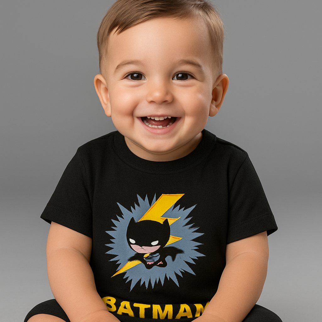 Boys Black Batman Graphic T-Shirt