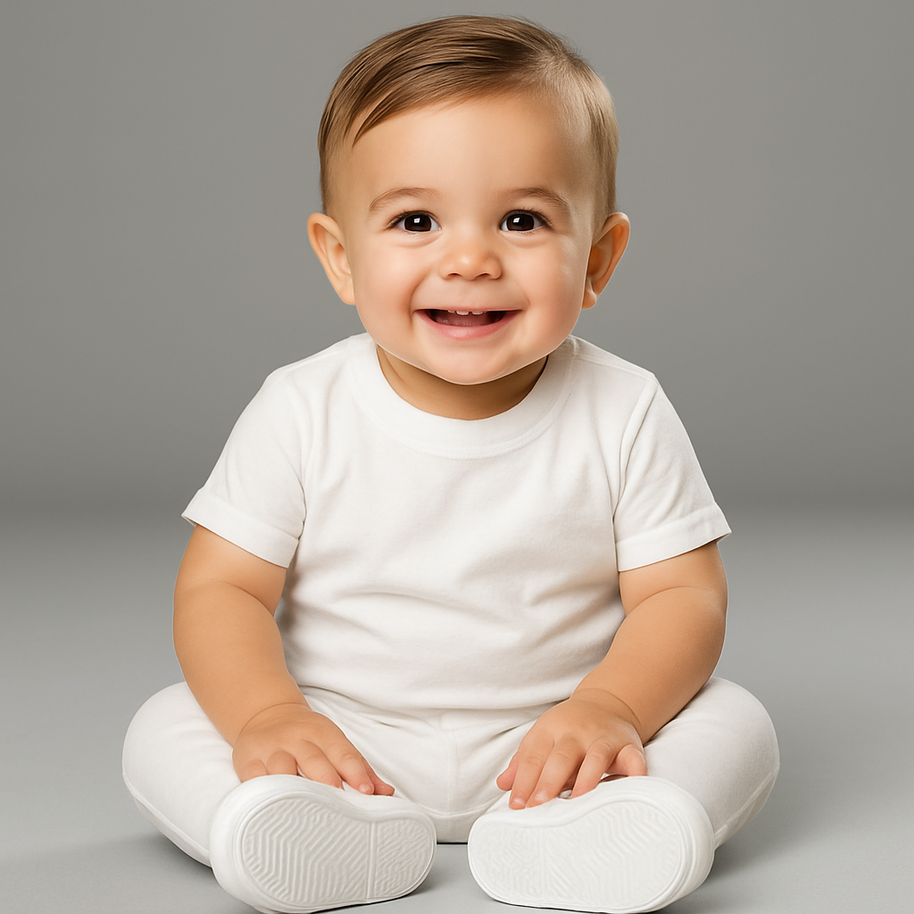 Unisex Classic White T-Shirt for Kids
