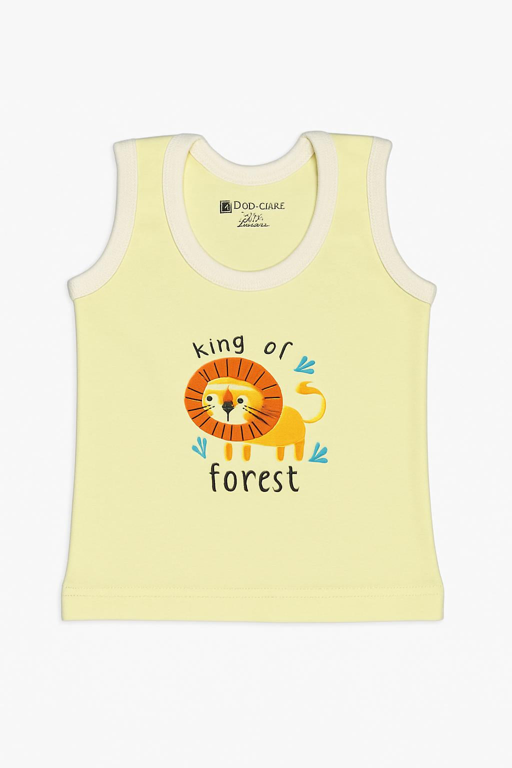Unisex Kids Cotton Cartoon Vests – Cute Animal Prints