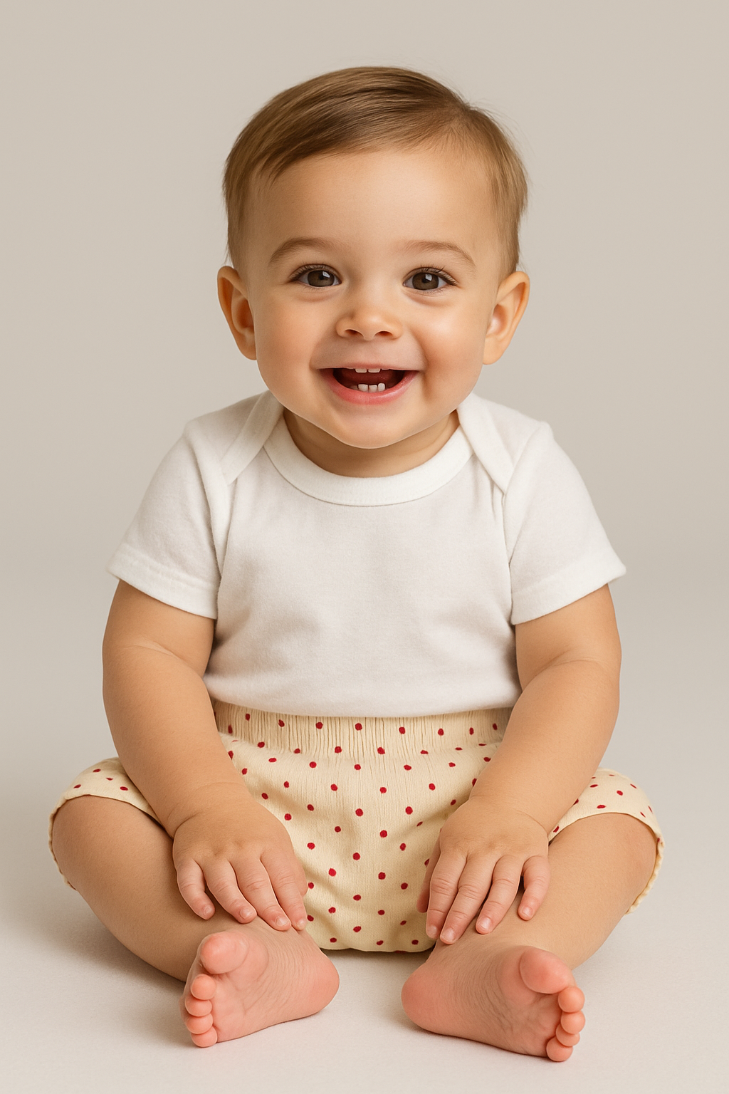 Girls' Classic Orange Shorts – Comfortable Everyday Wear