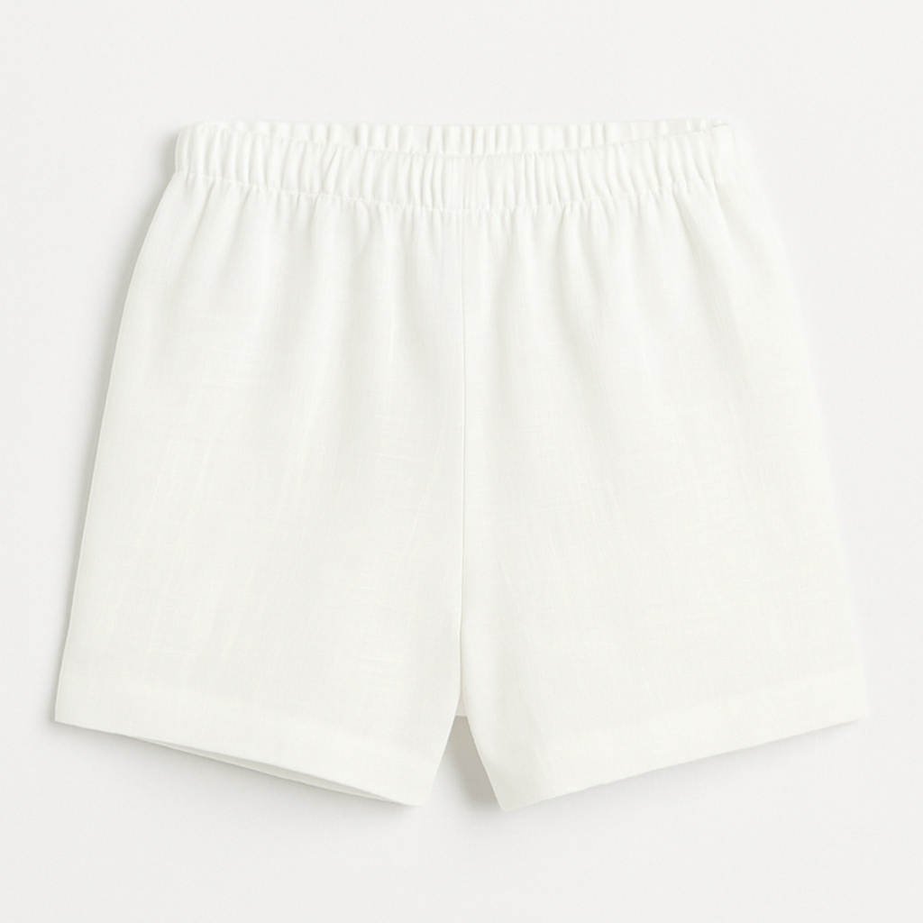 Boys' White Cotton Shorts – Worlds Best Bro Print